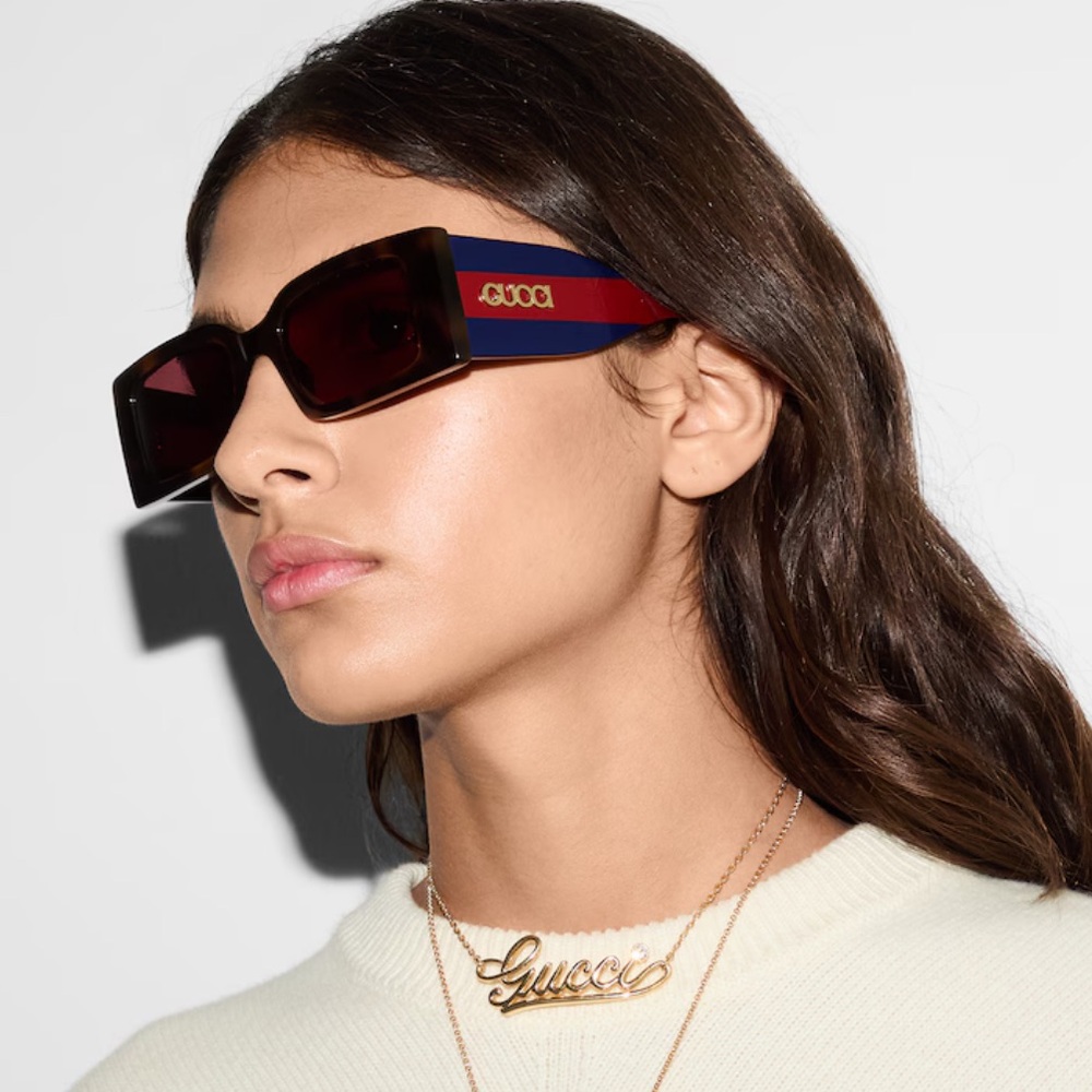 Excluded Gucci Sunglasses, New 385 - Picture 5 of 9